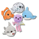 JSBlueRidge Toys - Sea Life Soft Stuffed Plush Kids Toy- Assorted