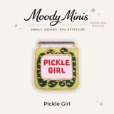 Beast Threads LLC - Pickle Girl Embroidered Patch- RTS