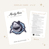 Beast Threads LLC - Shark Attack Embroidered Patch- RTS