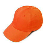 Fashion City - Plain Solid Stone Washed Adjustable Dad Cap: BLACK / ONE SIZE
