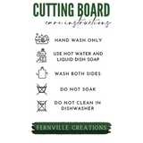 Fernville Creations - Tempered Glass Cutting Board: Sun Glass Charcuterie Tray: 8 - Inch
