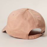 Fashion City -  SALTY Typography Embroidered Baseball Cap: SAXBLUE / One Size