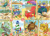 Outset Games and Cobble Hill Puzzles - Day at the Beach 500pc puzzle