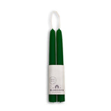 Bluecorn Candles - Beeswax Taper Candles – Dripless & Handmade in USA: Moss / 8"