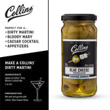 Collins - Gourmet Blue Cheese-Stuffed Cocktail Olives - 4.5 oz