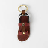 Ten Thousand Villages - * Chappal Mini Sandal Leather Keychain