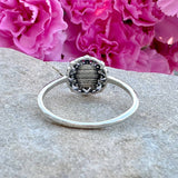 Moonrise Jewelry - R-97 Turquoise Lotus Ring: 7