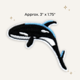 Beast Threads LLC - Orca Embroidered Patch - RTS