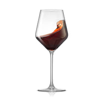 JoyJolt - Layla Crystal Stemmed Red Wine Glasses, 17 Oz : Lead-Free Crystal