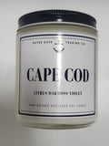 Outer Cape Trading Company - Cape Cod Soy Wax Crackling Wooden Wick Candle : 4oz