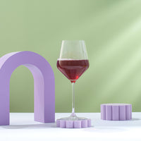 JoyJolt - Layla Crystal Stemmed Red Wine Glasses, 17 Oz : Lead-Free Crystal