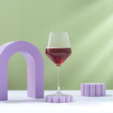 JoyJolt - Layla Crystal Stemmed Red Wine Glasses, 17 Oz : Lead-Free Crystal